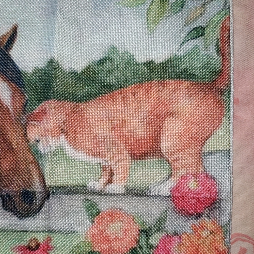 Horse Pillow Cover. Cat Pillow Cover. Farm Ranch - Picture 5 of 12